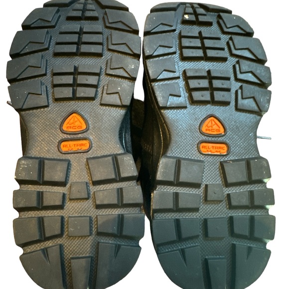 Nike ACG 4C Air Max Goadome ACG Black Boots Toddlers Size 12C Leather 311569-001 - Picture 5 of 9